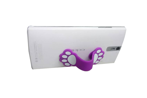 紫色手机支架